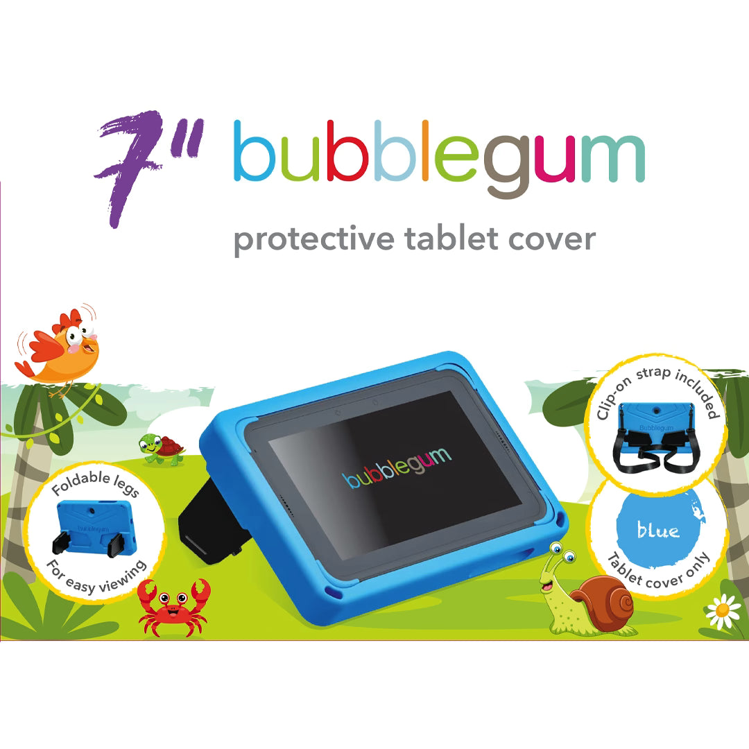 Bubblegum 7" Junior Tablet Festive Bundle - Blue