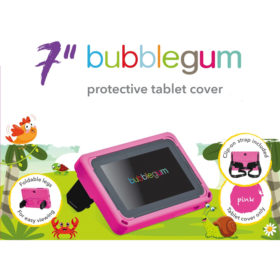 Bubblegum 7" Junior Tablet Festive Bundle - Pink