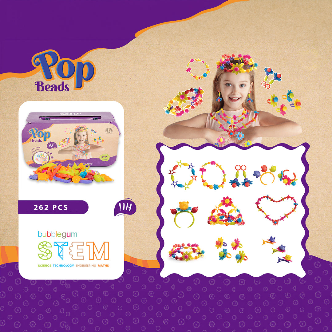 Pop Beads 262 PCS Big Box