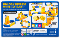 Magnetic Building Block Track Car Set 107 pcs