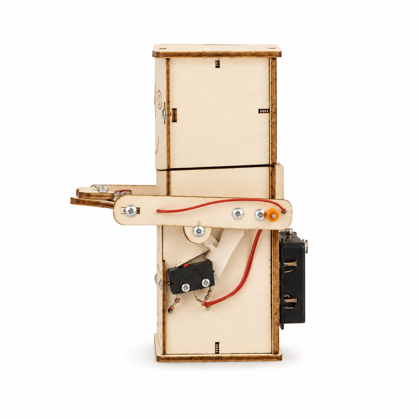 DIY Coin-Eating Robot STEM Wooden Assembly Bank