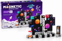 Magnetic Building Cubes. Space. 87pcs