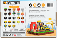Magnetic Building Cubes construction site 100pcs