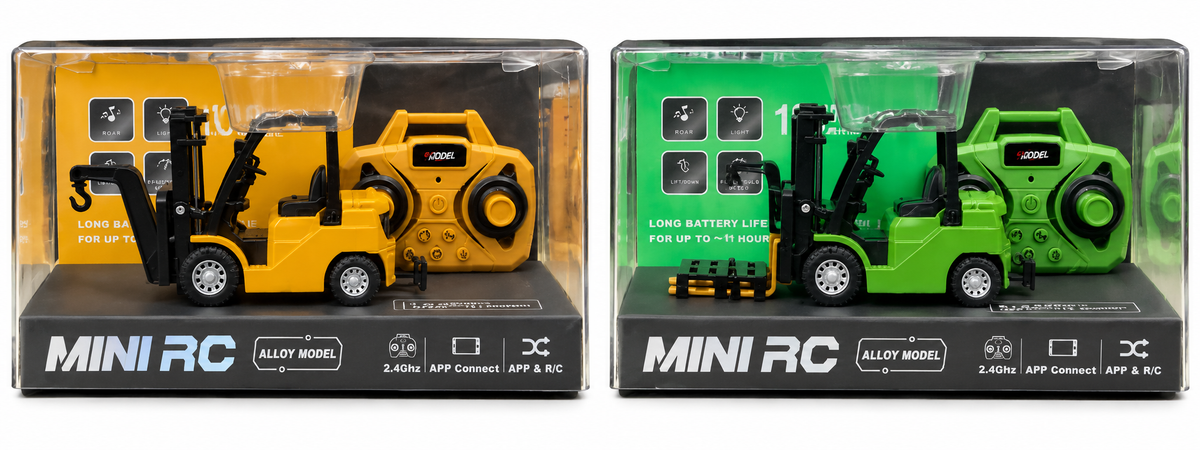 Alloy Remote-Controlled Forklift with Bluetooth functionality