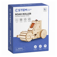 DIY Electric Road Roller STEM Wooden Assembly Kit