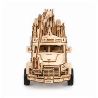 194-Piece DIY Wooden Assembly Excavator Model Kit