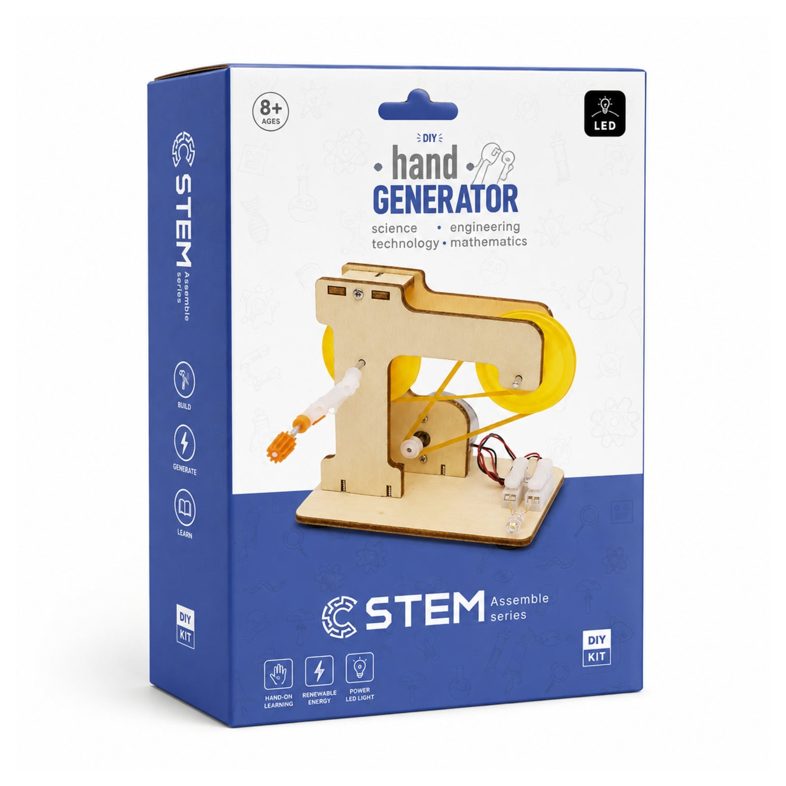 DIY Hand-Cranked Generator STEM Assembly Kit