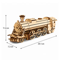 DIY Wooden Assembly Locomotive Model Kit