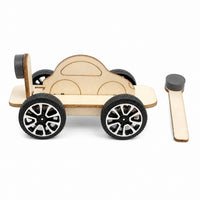 DIY Wooden Magnetic Magic Car STEM Assembly Kit