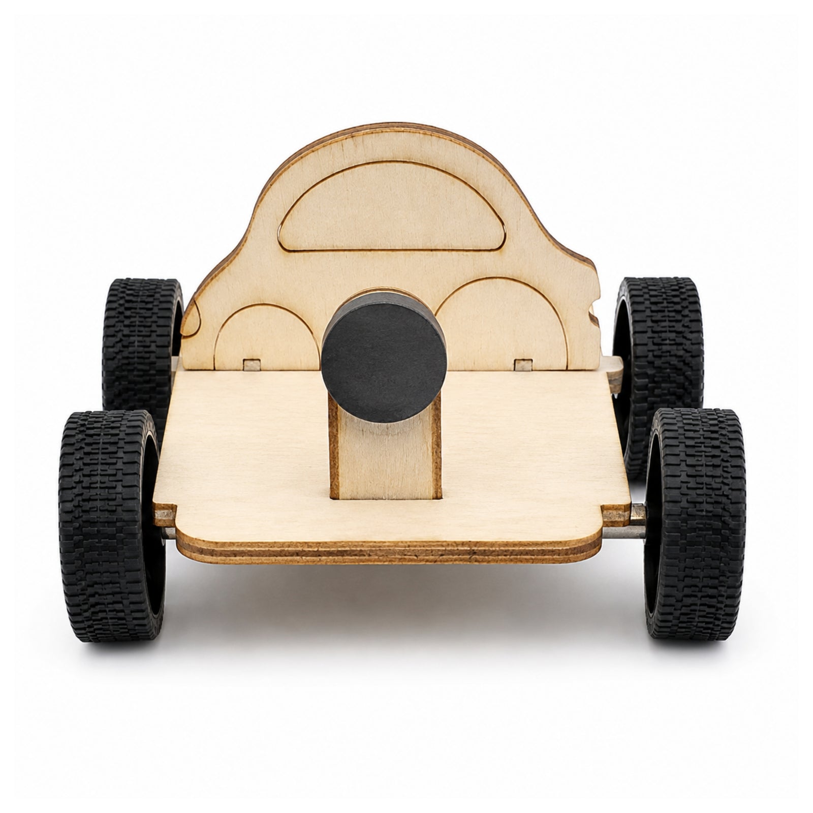 DIY Wooden Magnetic Magic Car STEM Assembly Kit