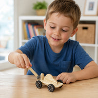 DIY Wooden Magnetic Magic Car STEM Assembly Kit