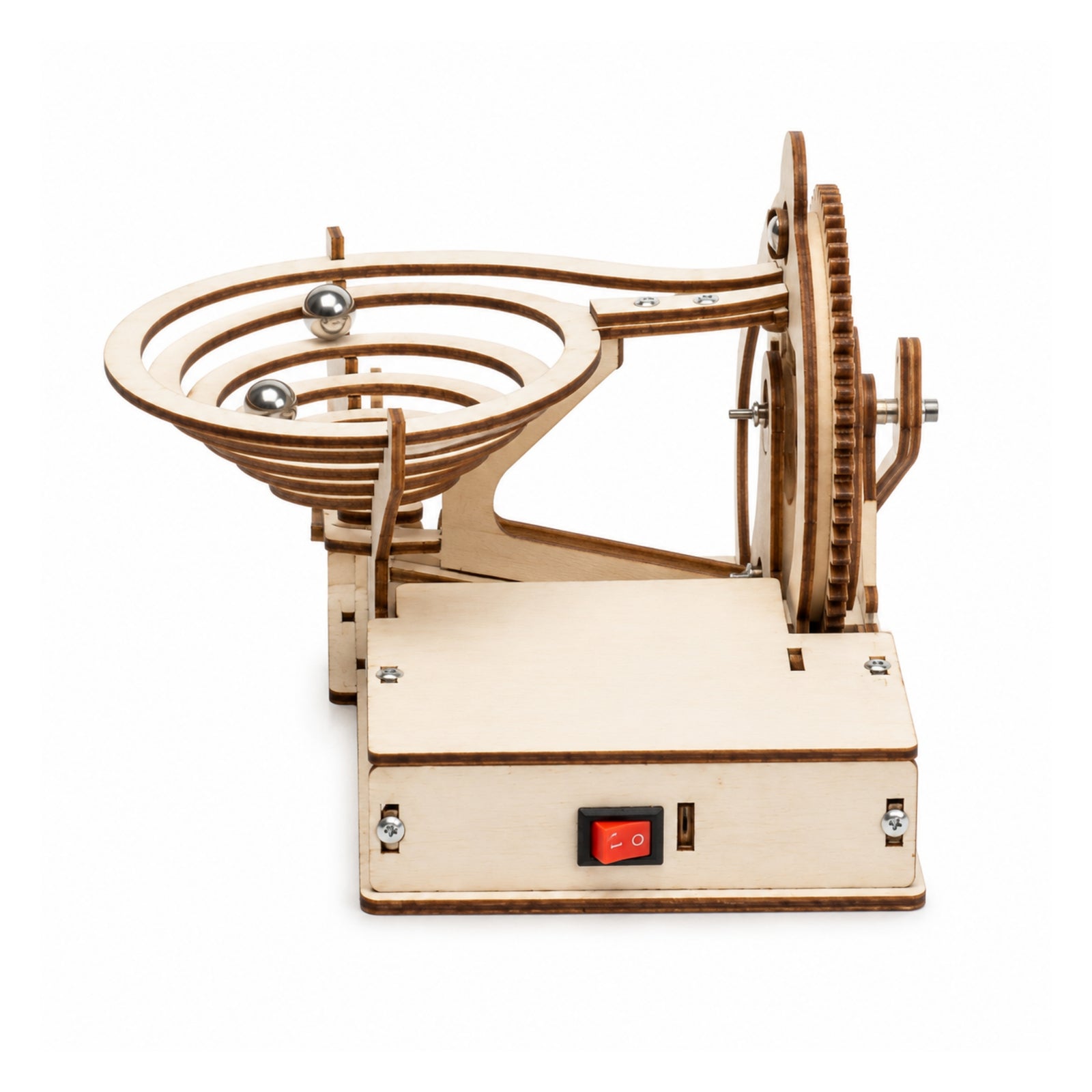 DIY Wooden Marble Run STEM Assembly Kit