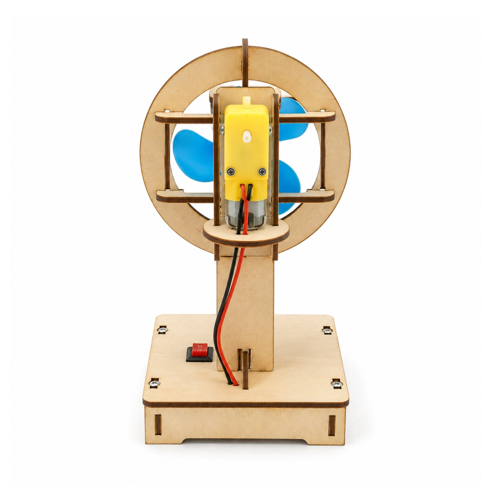 DIY Electric Oscillating Fan STEM Wooden Assembly Kit