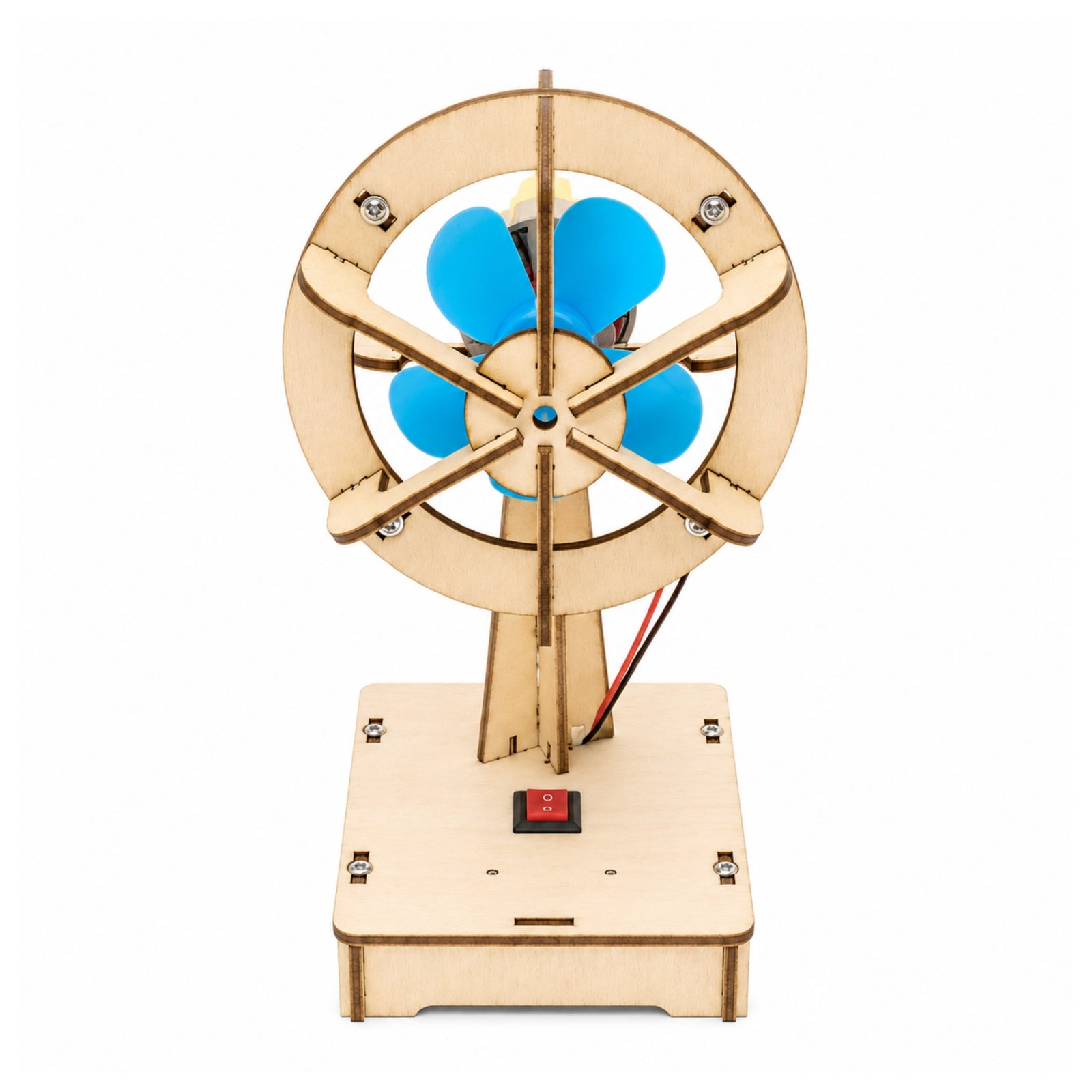 DIY Electric Oscillating Fan STEM Wooden Assembly Kit