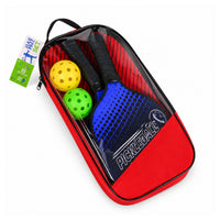2-Player Pickleball Paddle Set with Balls & Carry Bag