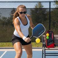 2-Player Pickleball Paddle Set with Balls & Carry Bag