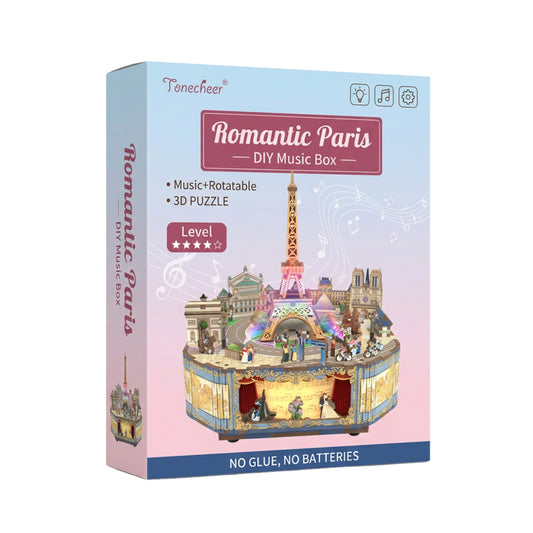 Romantic Paris 3D Puzzle Music Box