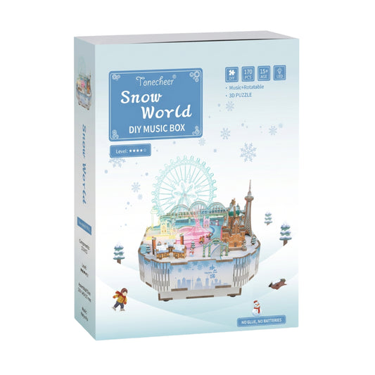 Snow World 3D Puzzle Music Box