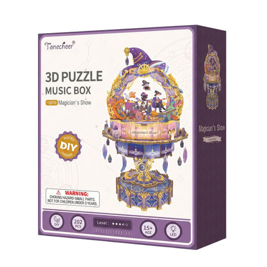 Magician's Show 3D Puzzle Music Box