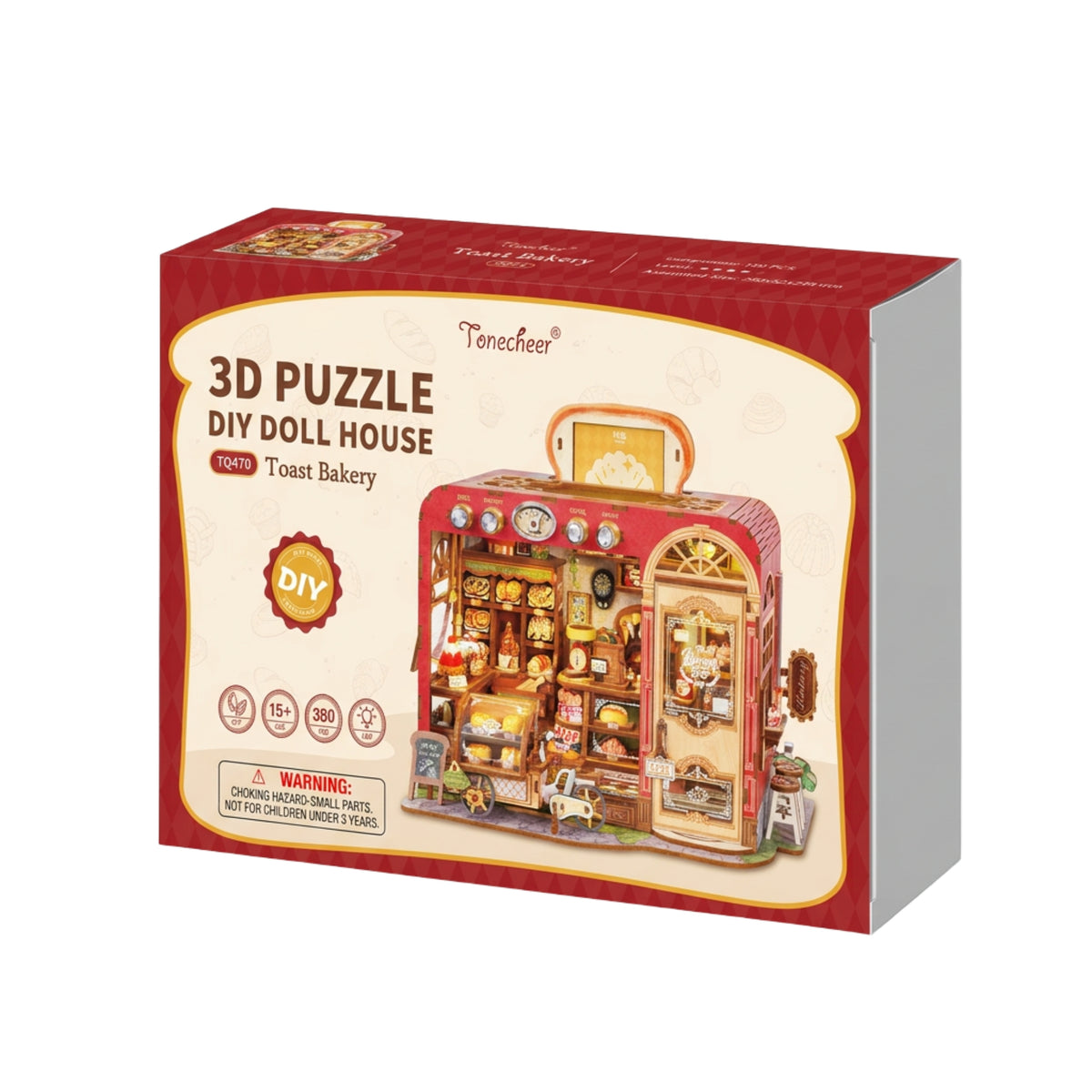 Toast Bakery 3D Puzzle Doll House