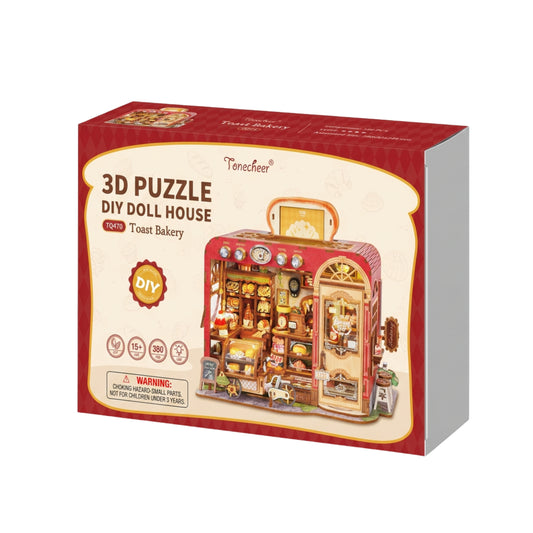 Toast Bakery 3D Puzzle Doll House