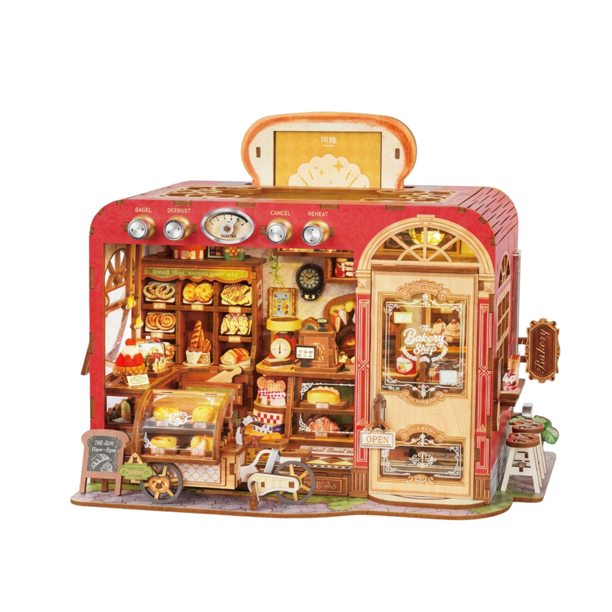 Toast Bakery 3D Puzzle Doll House