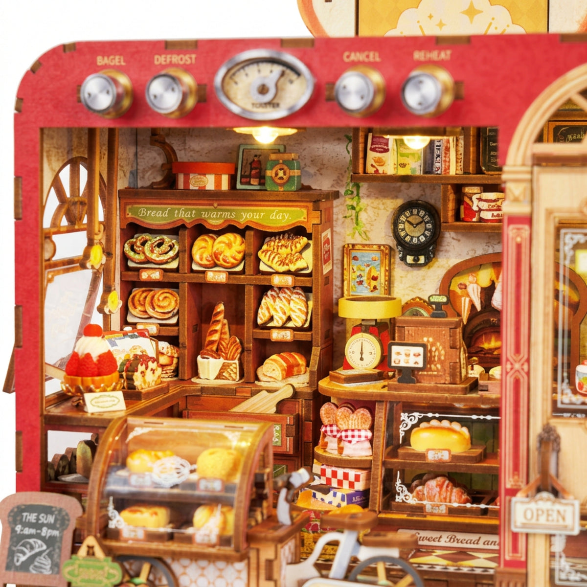 Toast Bakery 3D Puzzle Doll House