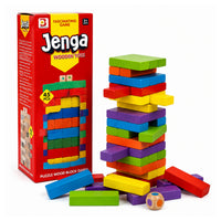 45-Piece Wooden Tower Building Game – Jenga