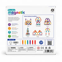 138-Piece Flexible Magnetic Tube Building Block Set