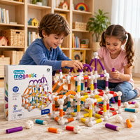 138-Piece Flexible Magnetic Tube Building Block Set