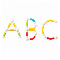 86-Piece Flexible Magnetic Tube Building Block Set