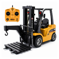 Alloy Remote-Controlled Forklift 2.4GHz with Accessories