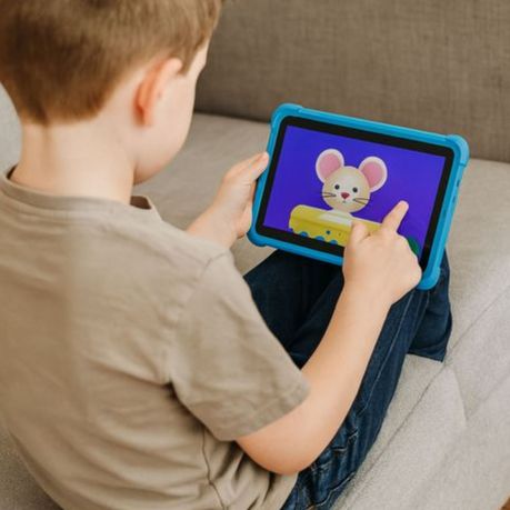 Bubblegum 10" Junior Tablet Festive Bundle - Blue