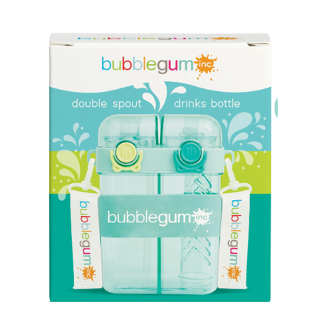Bubblegum 760ml Kids Twin Spout Water/Juice Bottle - BLUE