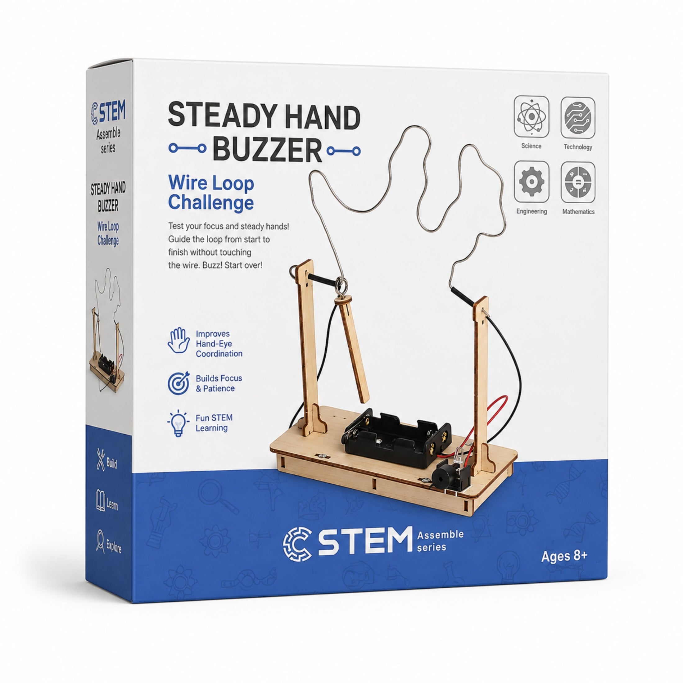 DIY Short Circuit Steady Hand Buzzer STEM Experiment Kit